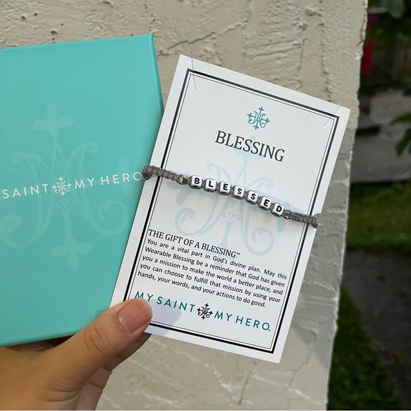 My Saint My Hero x Little Words Project Blessed Bracelet! - Picture 2 of 5